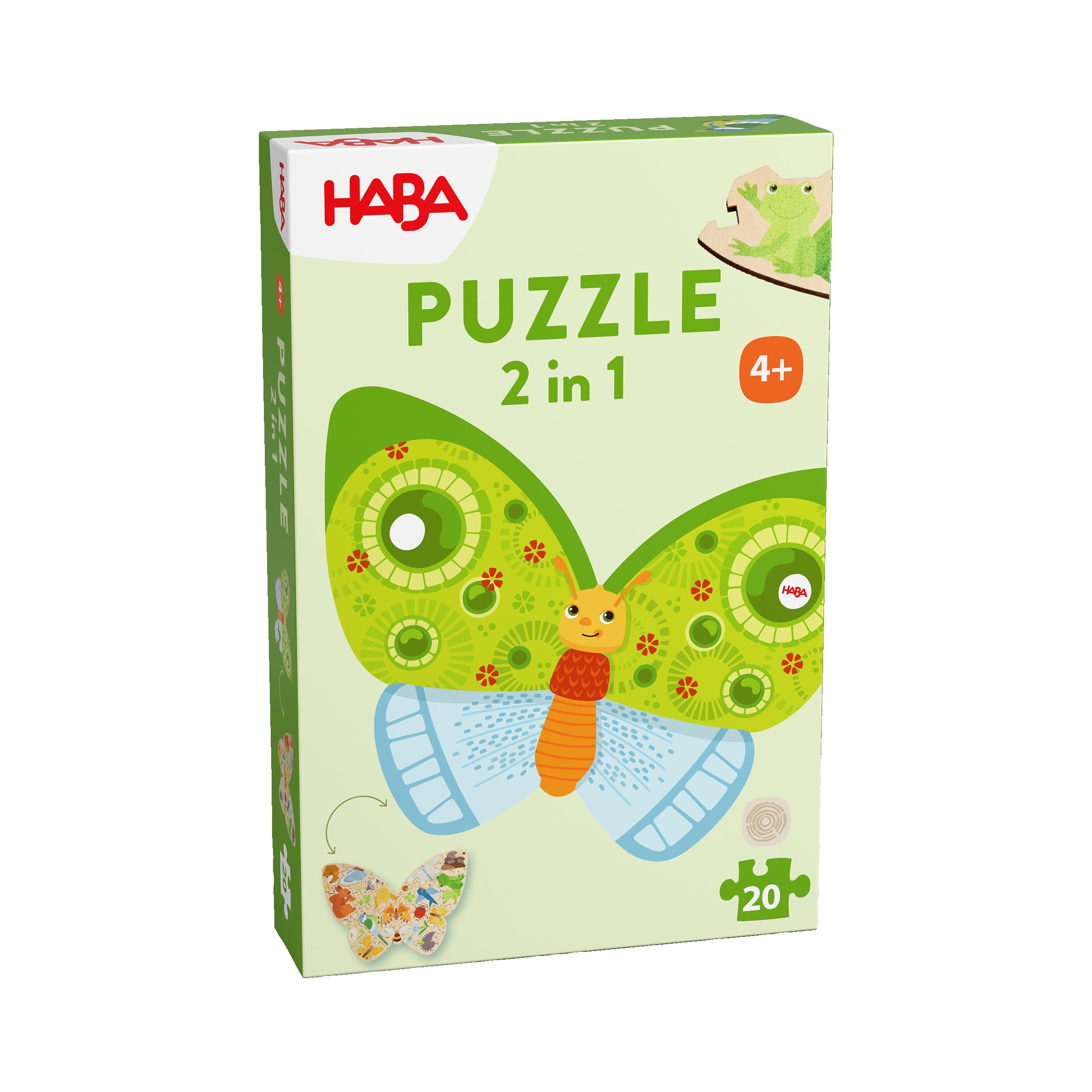 Vorderes Coverbild Puzzle 2in1 Schmetterling
