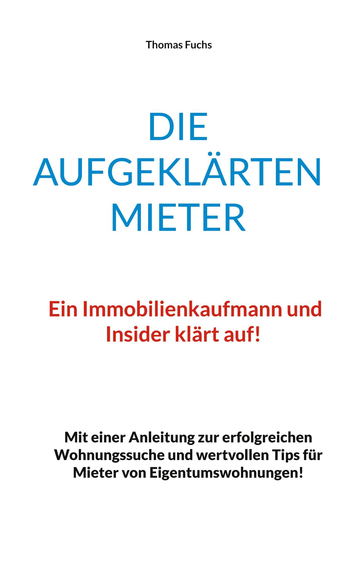 Vorderes Coverbild Die aufgeklärten Mieter