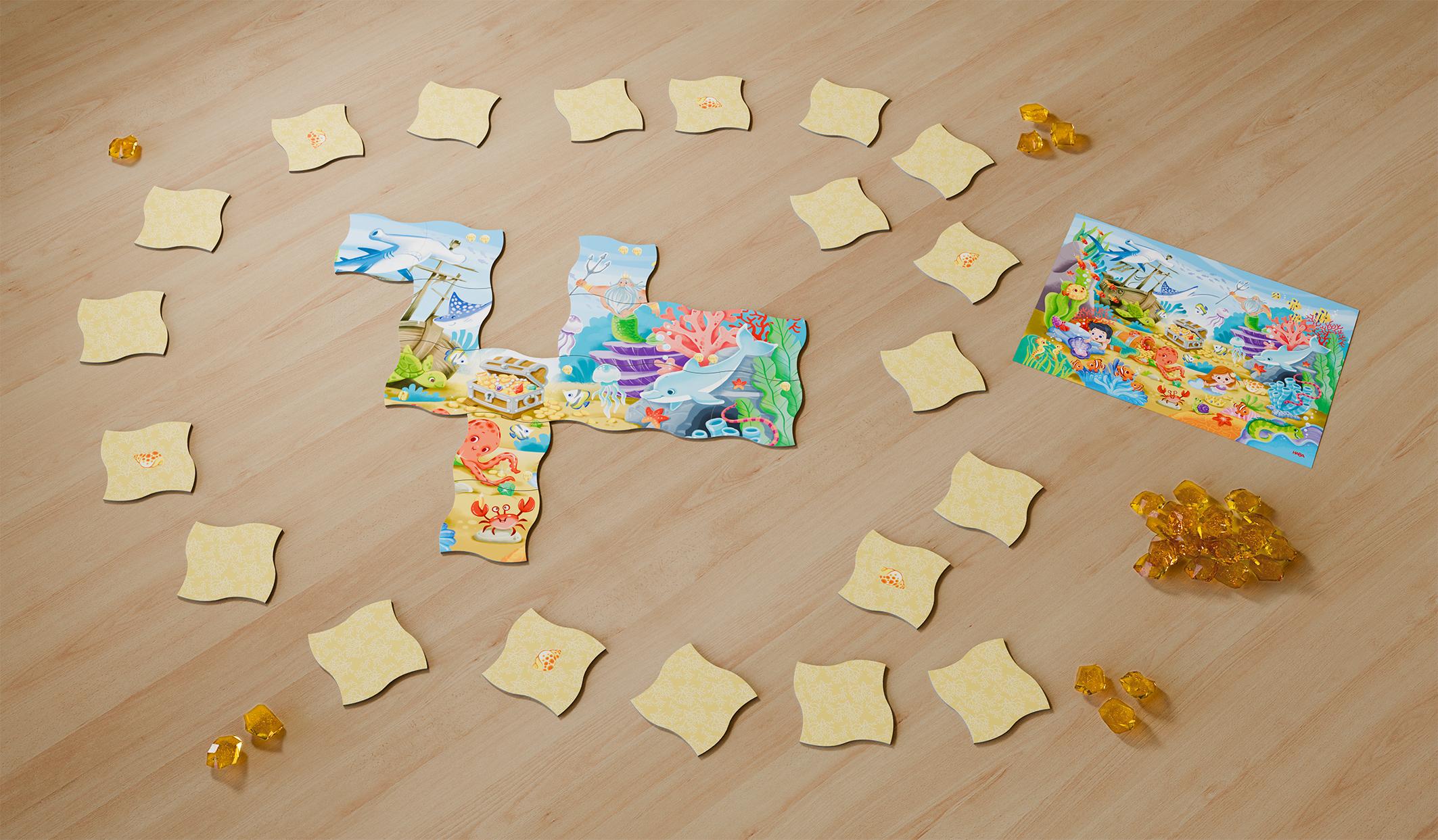 Beispielinhalt (Bild) Game m. Puzzle - Schatzsuche im Ozean