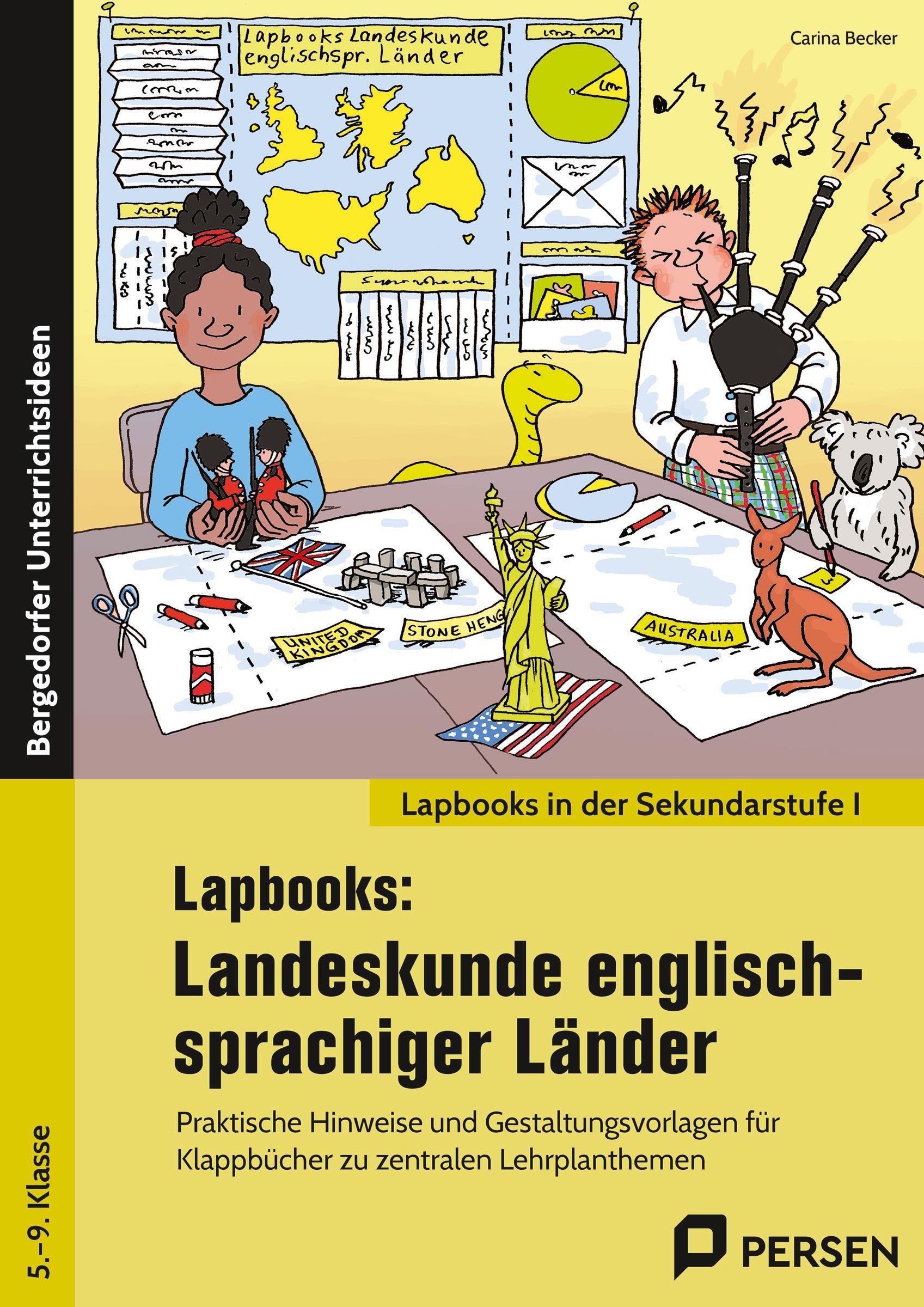 Vorderes Coverbild Lapbooks: Landeskunde englischsprachiger Länder