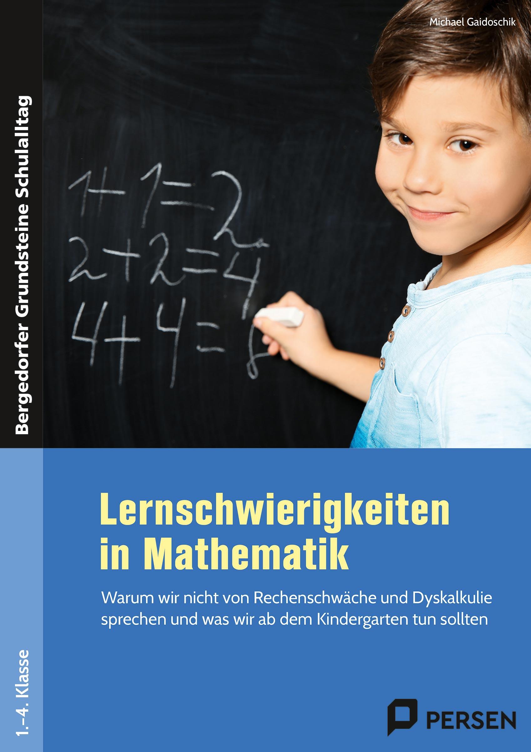 Vorderes Coverbild Lernschwierigkeiten in Mathematik
