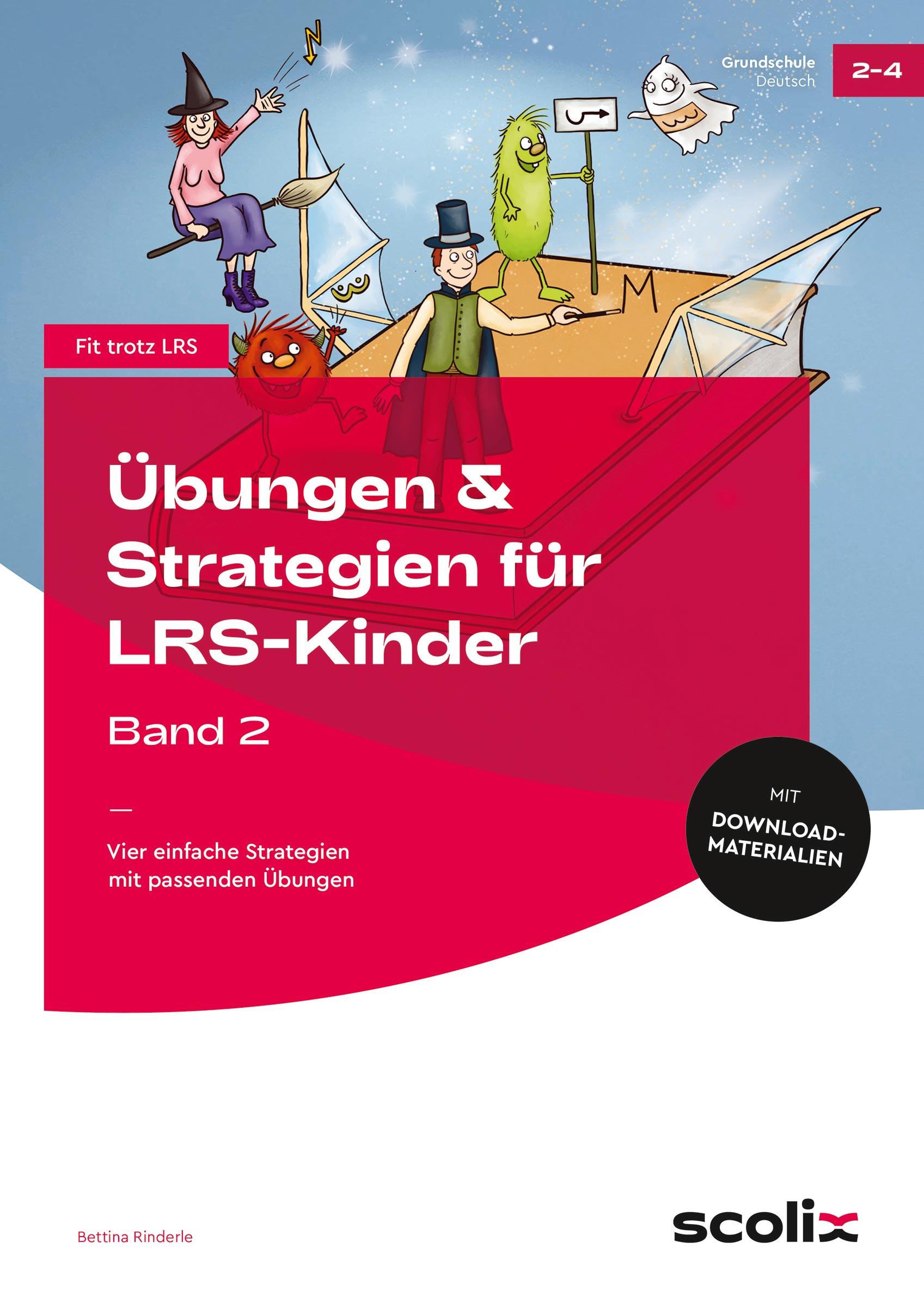 Vorderes Coverbild Übungen & Strategien für LRS-Kinder - Band 2
