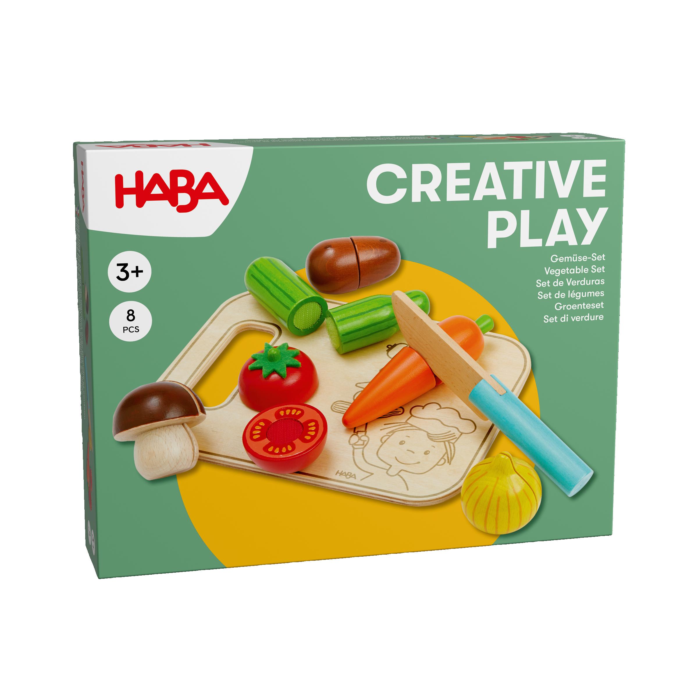 Vorderes Coverbild Creative Play Gemüse-Set mit Brettchen