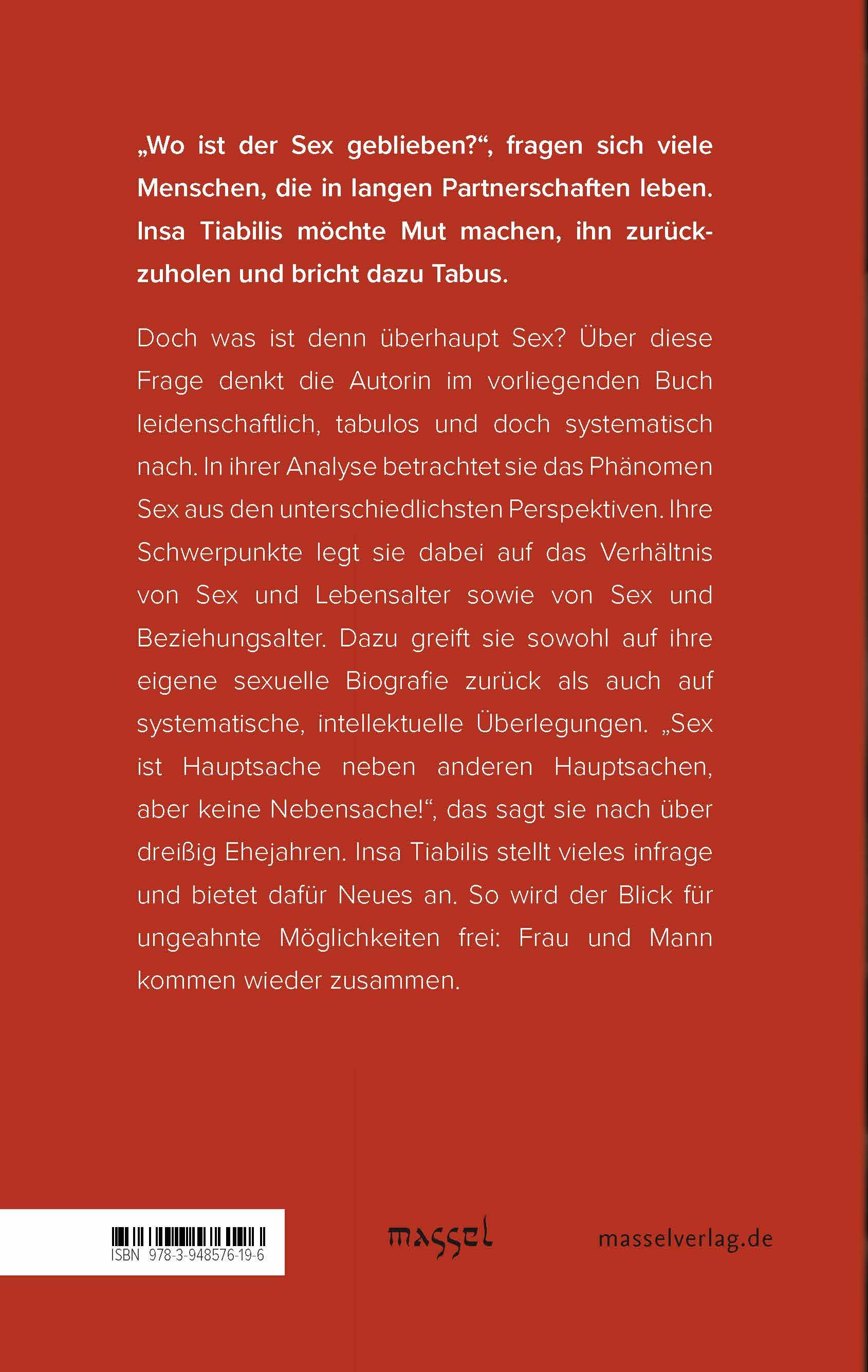 Rückseitencover Hauptsache Sex zusammen?
