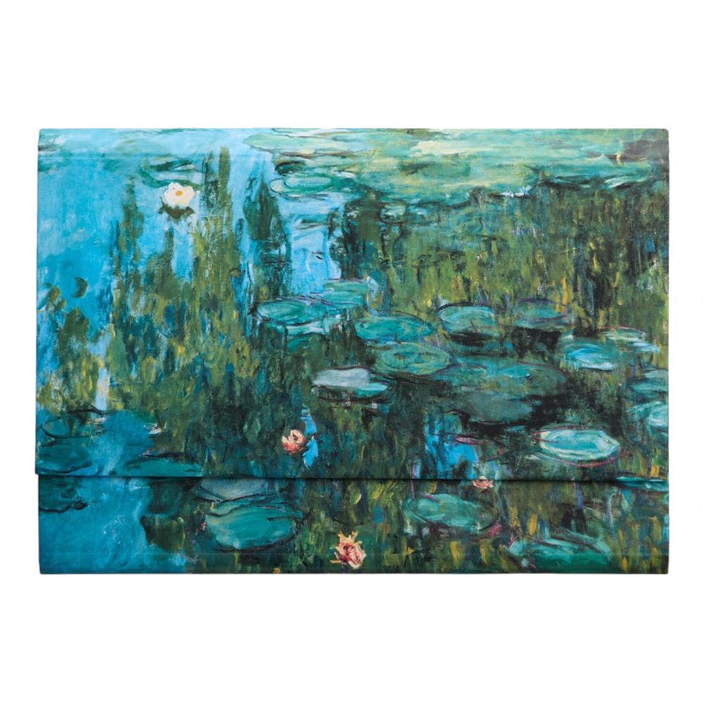 Vorderes Coverbild Briefpapier Set Monet, Seerosen