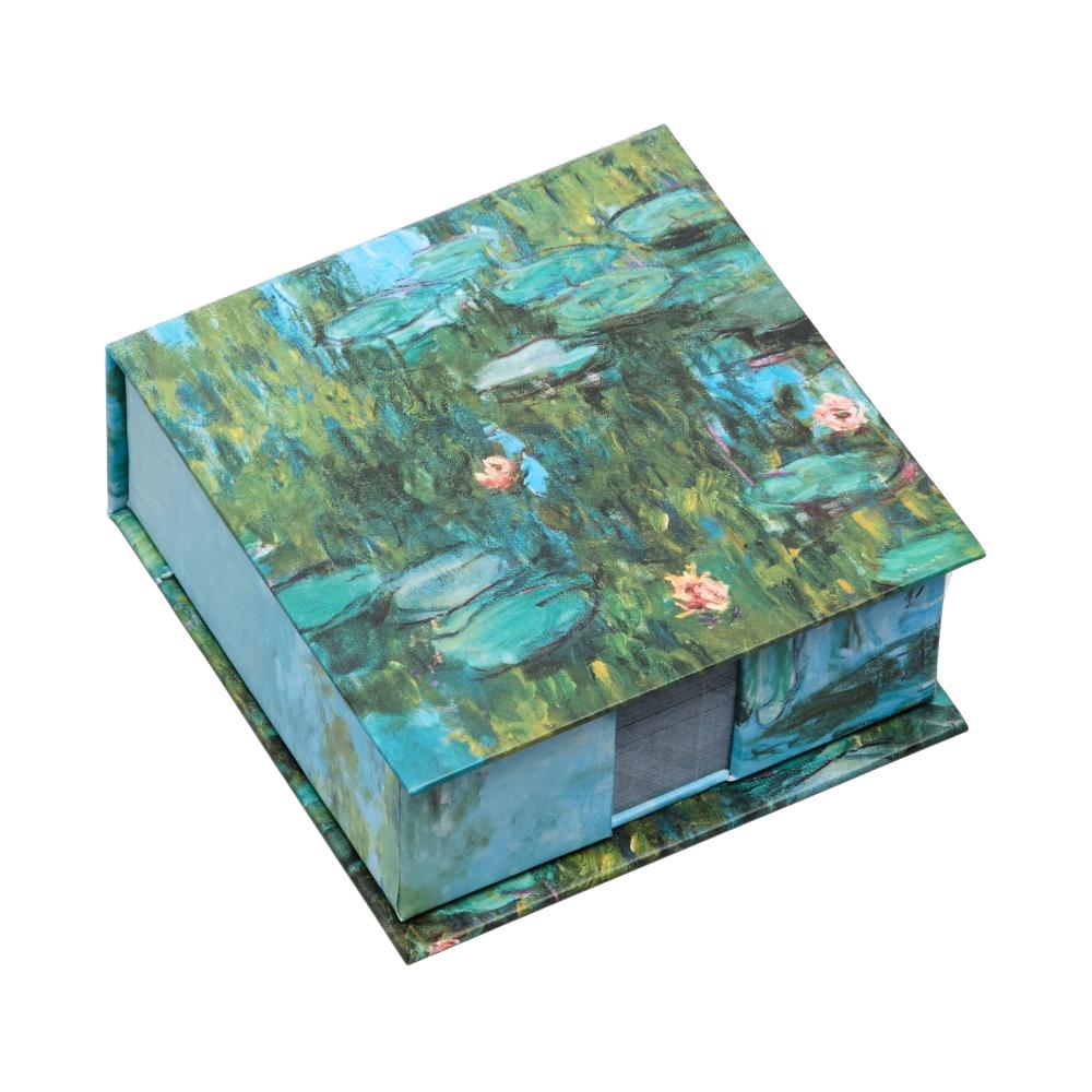 Vorderes Coverbild Zettelbox Monet, Seerosen