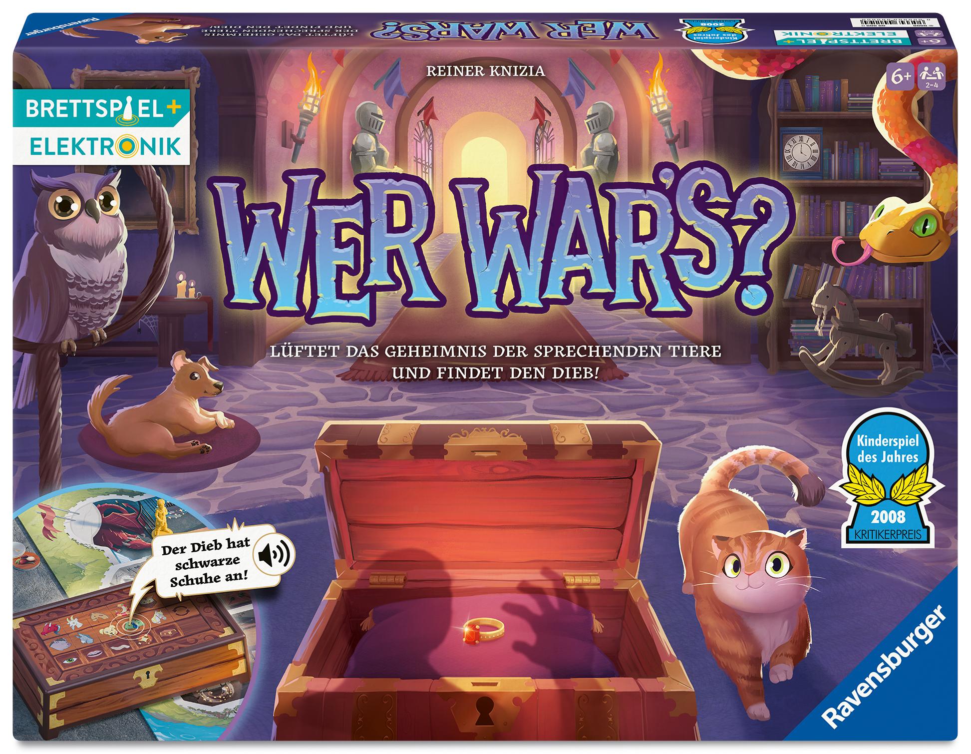 Vorderes Coverbild Wer war's? - Kinderspiel ab 6 Jahre