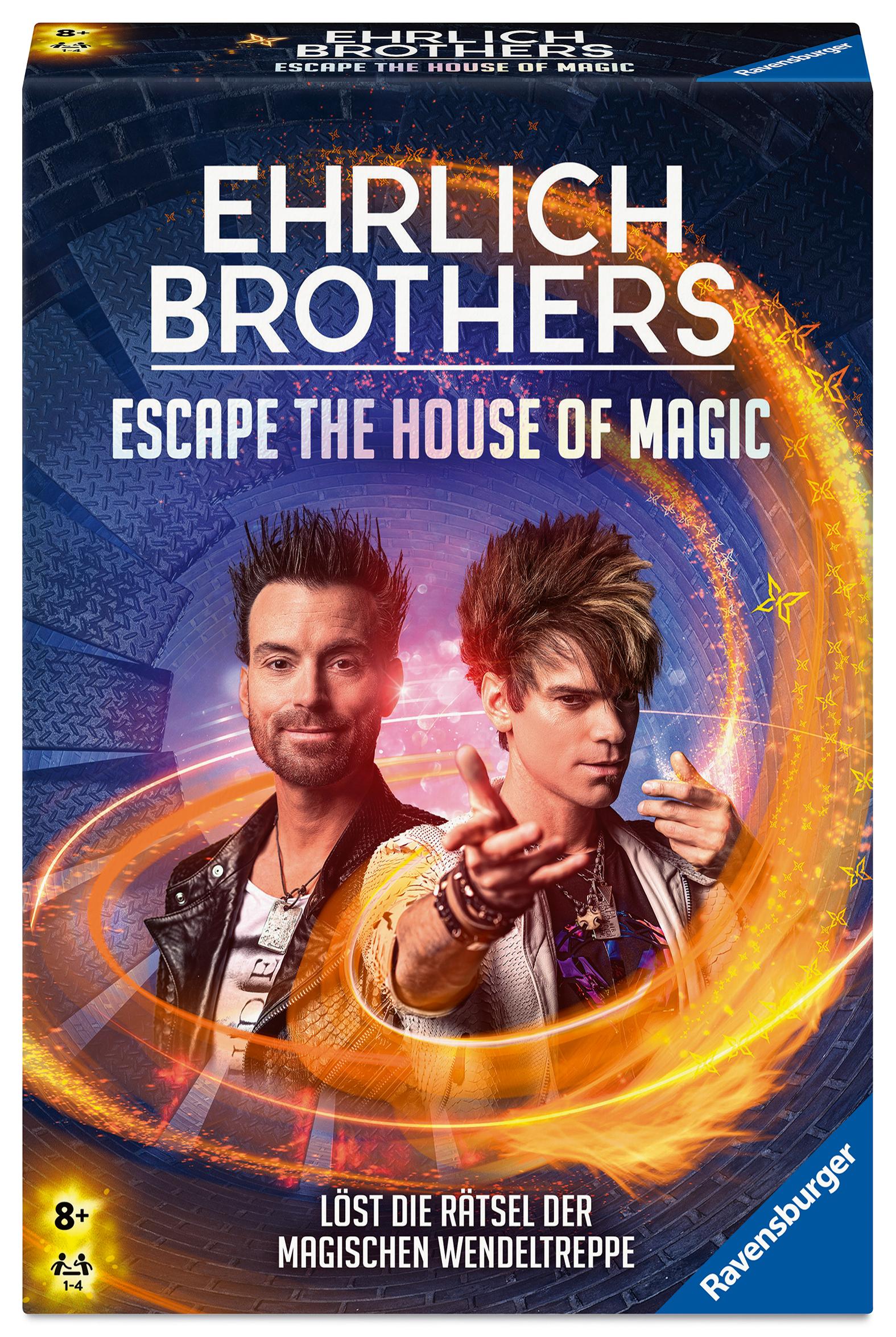 Vorderes Coverbild Ehrlich Brothers Escape the House of Magic - Gesellschaftsspiel & Brettspiel ab 8 Jahre