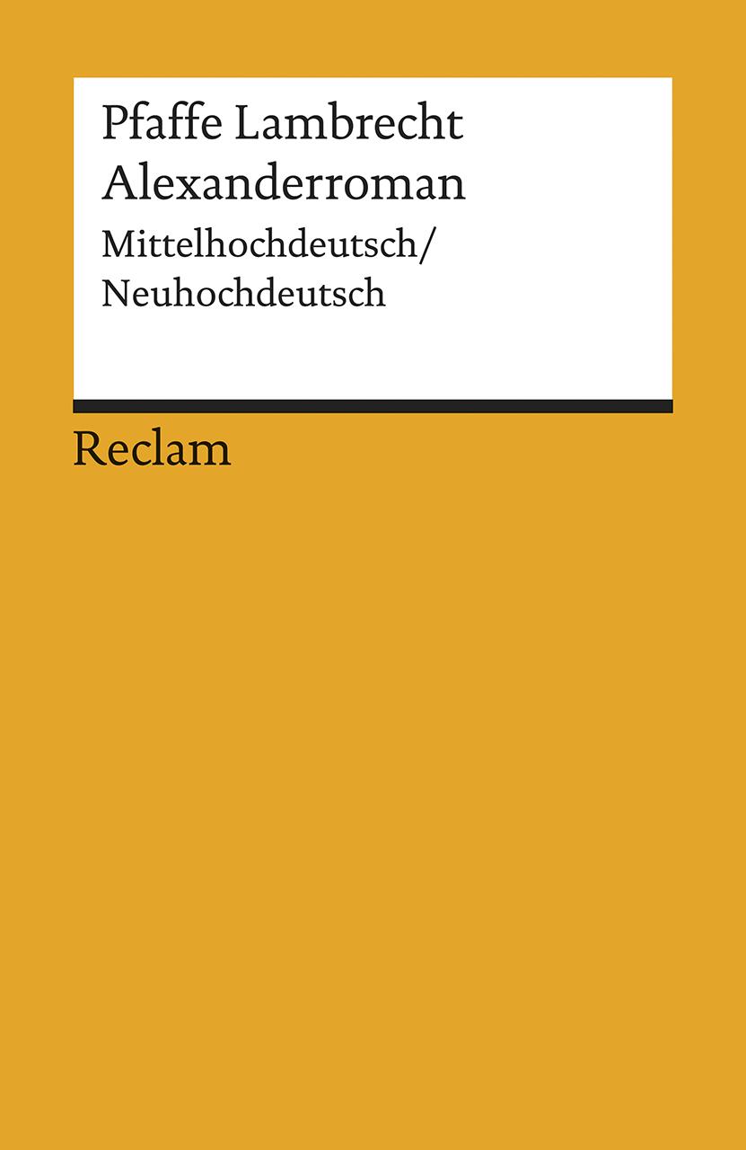 Vorderes Coverbild Alexanderroman
