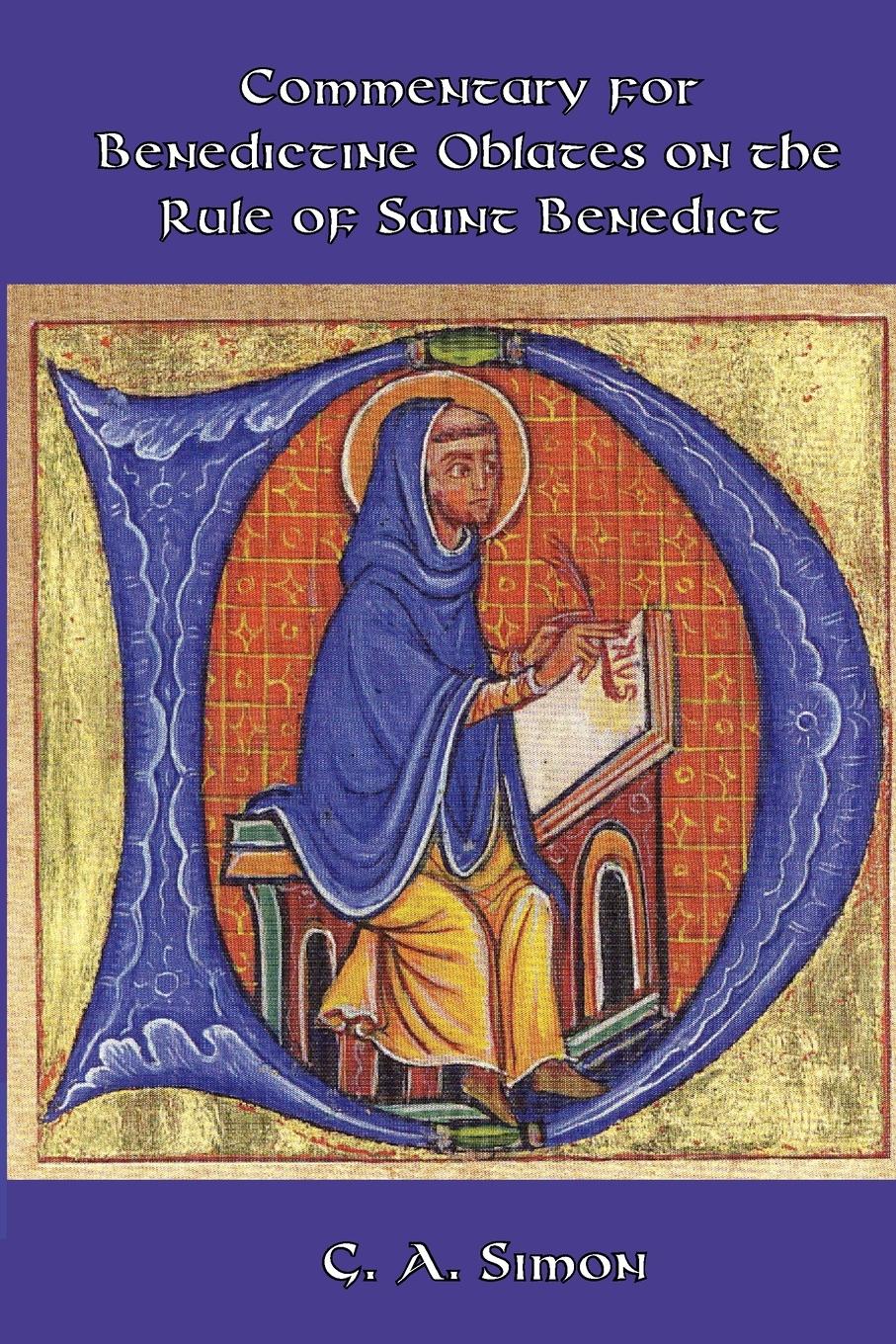 Vorderes Coverbild Commentary for Benedictine Oblates on the Rule of Saint Benedict