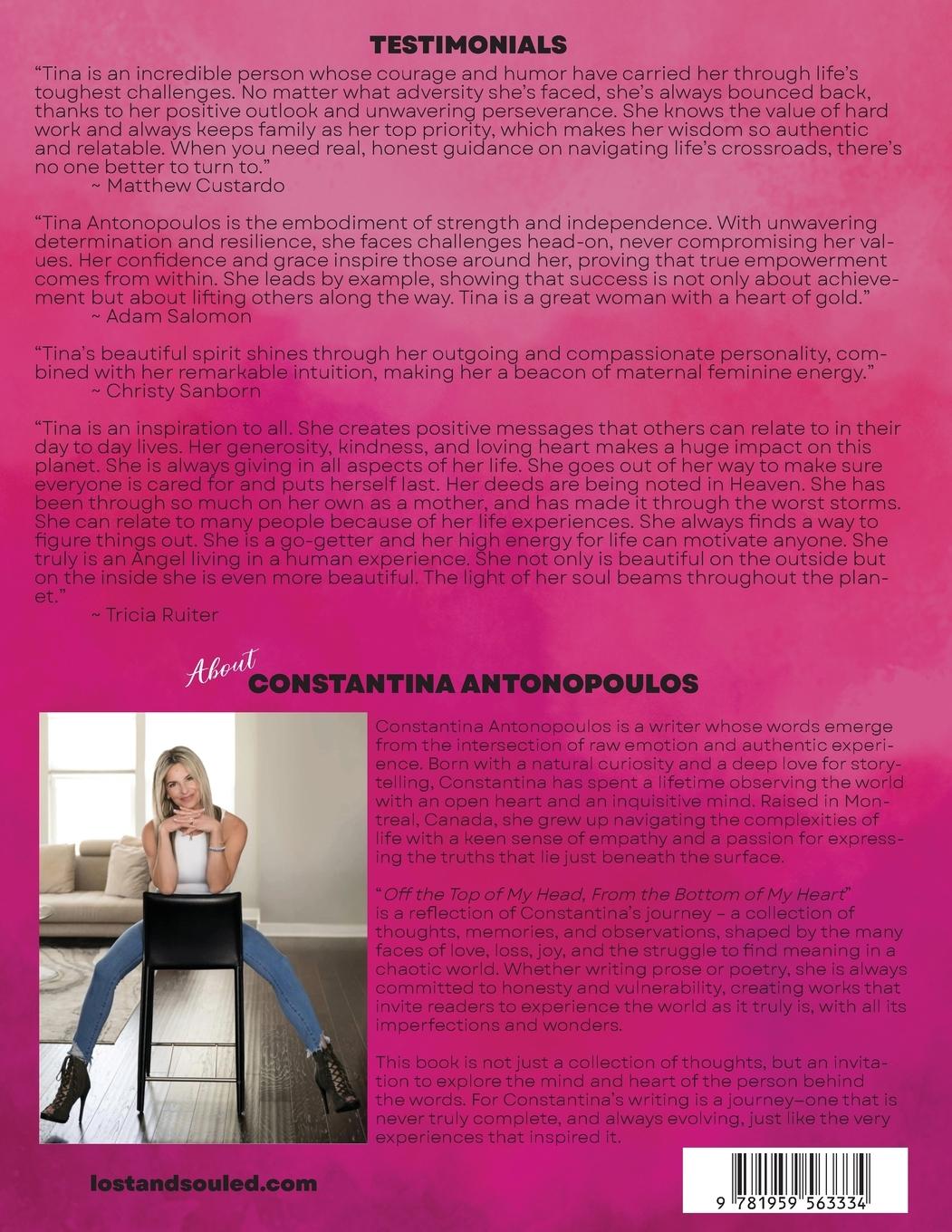 Rückseitencover off the top of  my head, from the bottom of  my heart