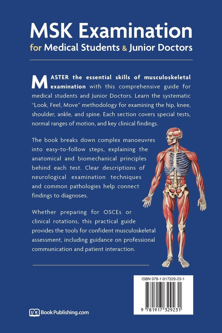 Rückseitencover MSK Examination for Medical Students & Junior Doctors