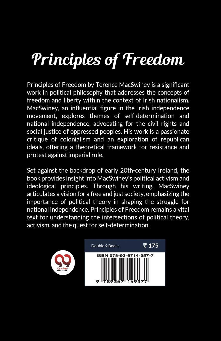 Rückseitencover Principles of Freedom