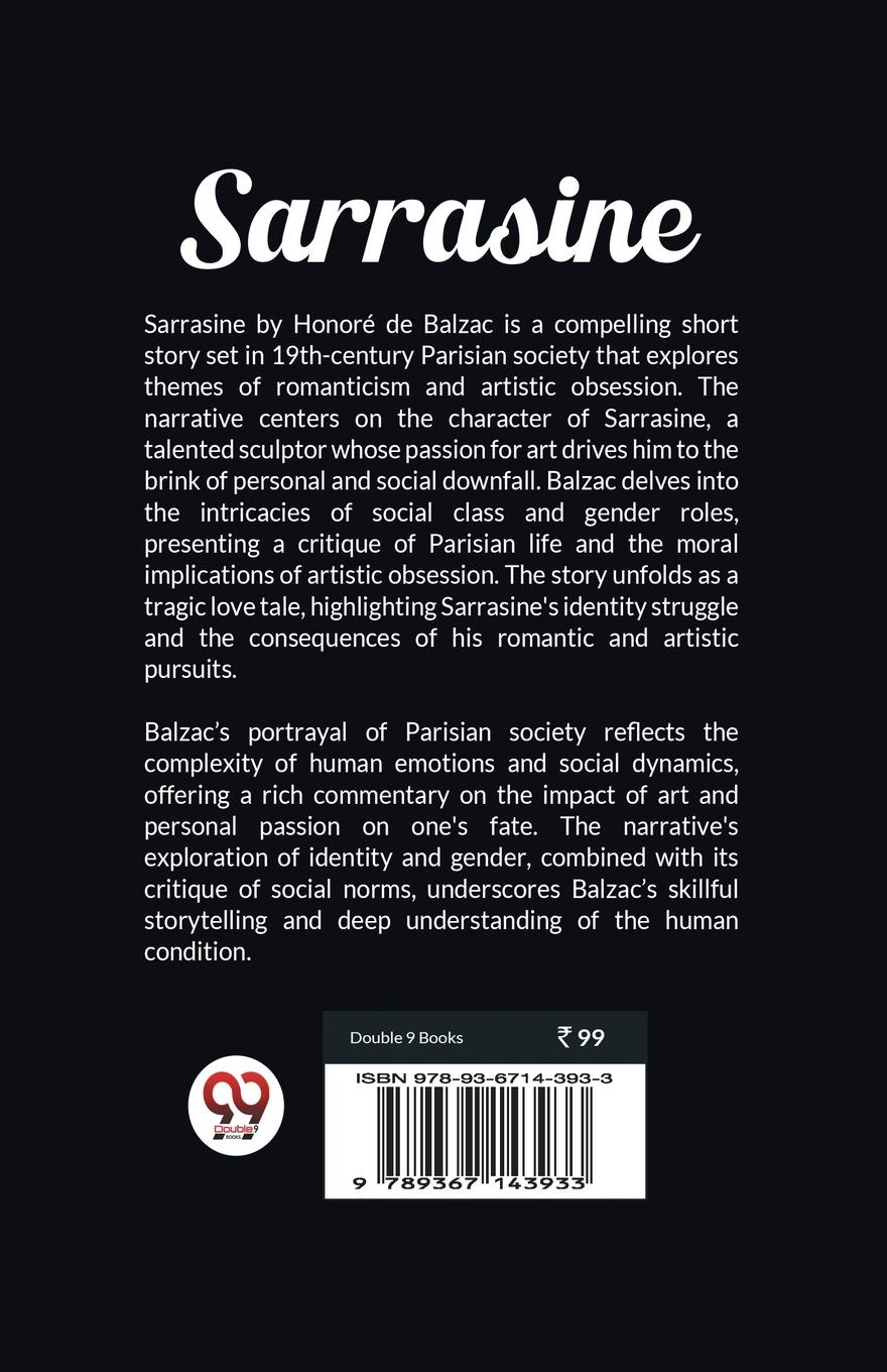 Rückseitencover Sarrasine