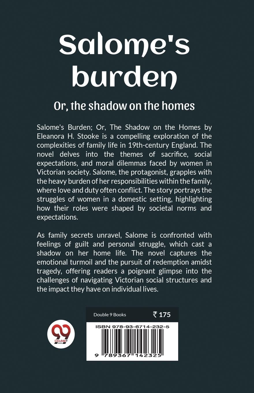 Rückseitencover Salome's burden Or, the shadow on the homes