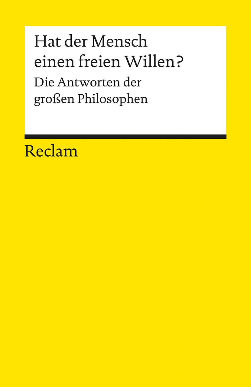 Vorderes Coverbild Hat der Mensch einen freien Willen?