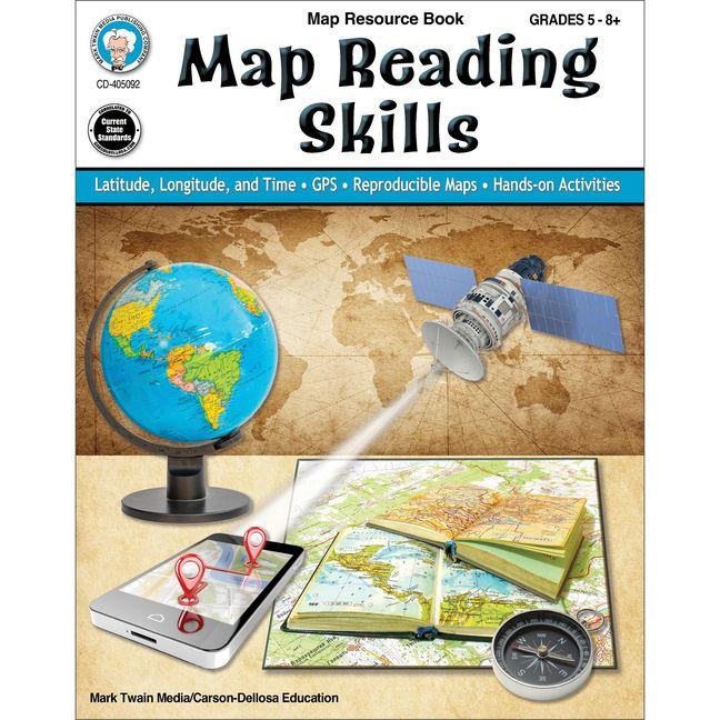 Vorderes Coverbild Map Reading Skills Workbook, Grades 5 - 12