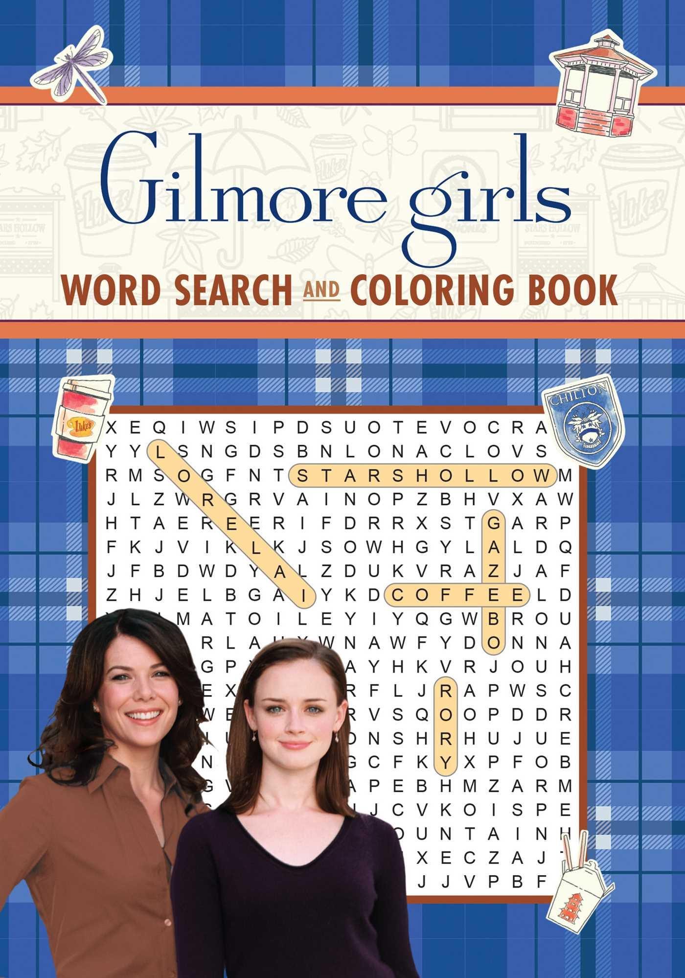 Vorderes Coverbild Gilmore Girls Word Search and Coloring Book