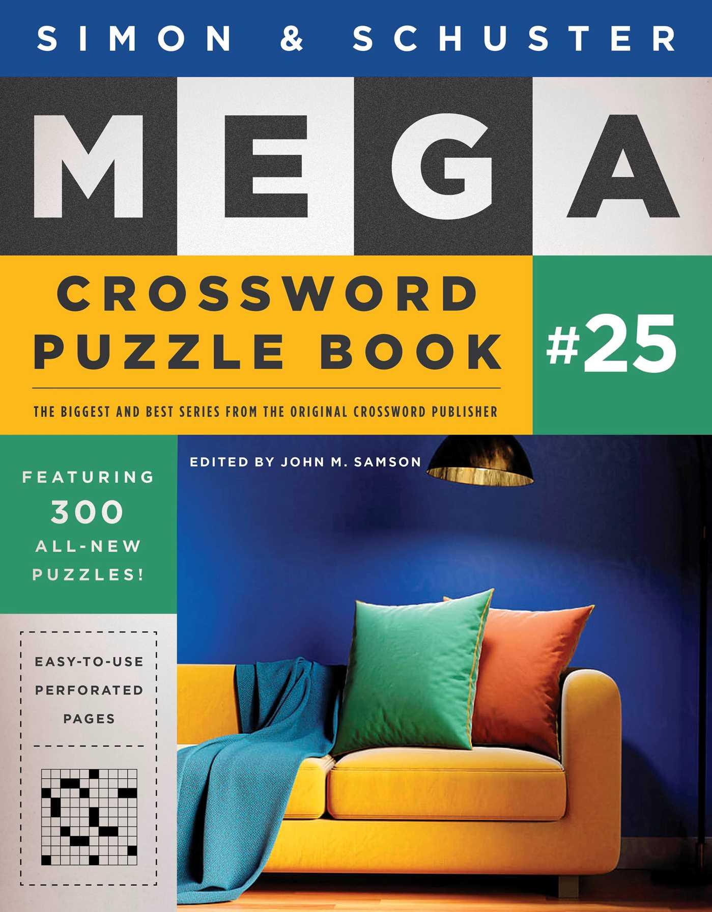 Vorderes Coverbild Simon & Schuster Mega Crossword Puzzle Book #25