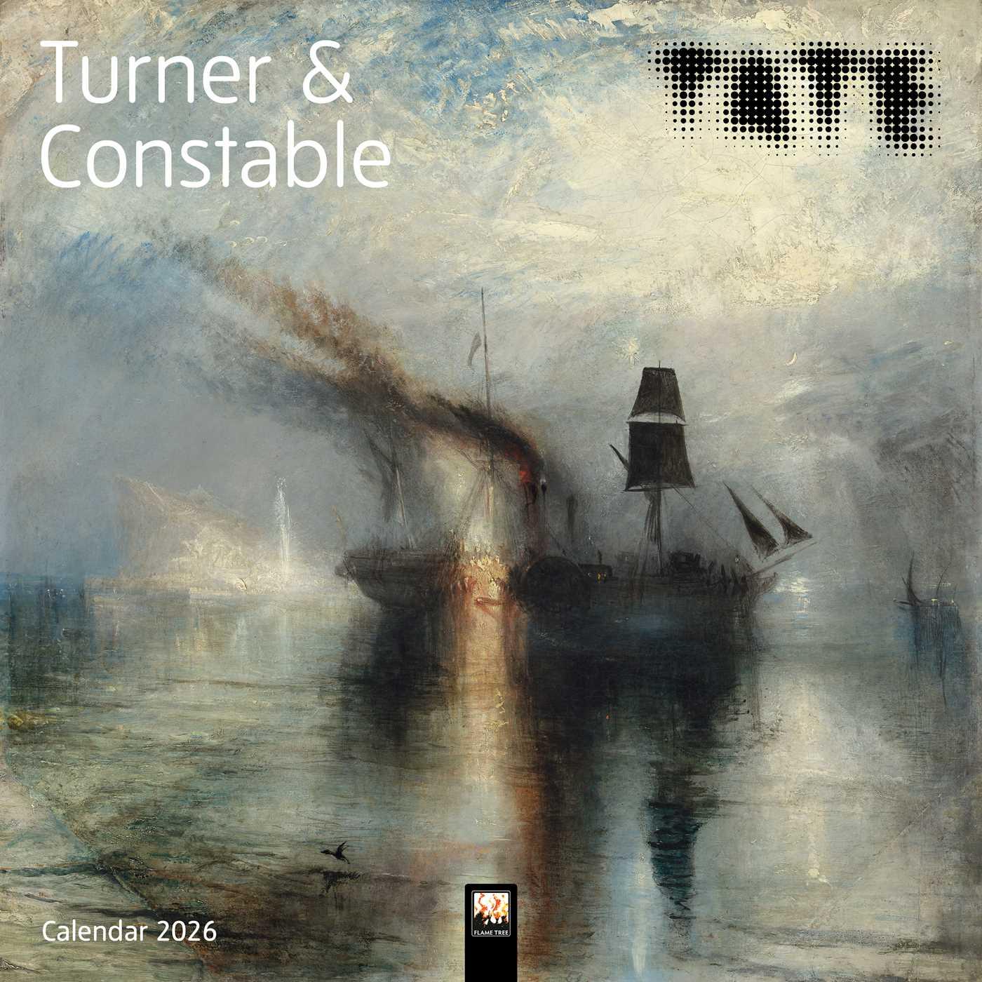 Vorderes Coverbild Tate: Turner und Constable 2026 - Original Flame Tree Publishing-Kalender [Kalender]