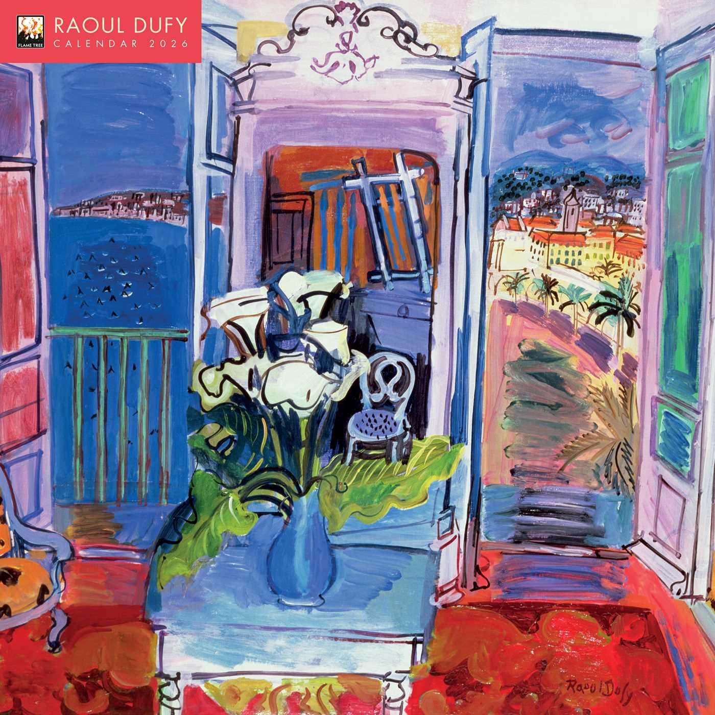 Vorderes Coverbild Raoul Dufy 2026 - Original Flame Tree Publishing-Kalender [Kalender]