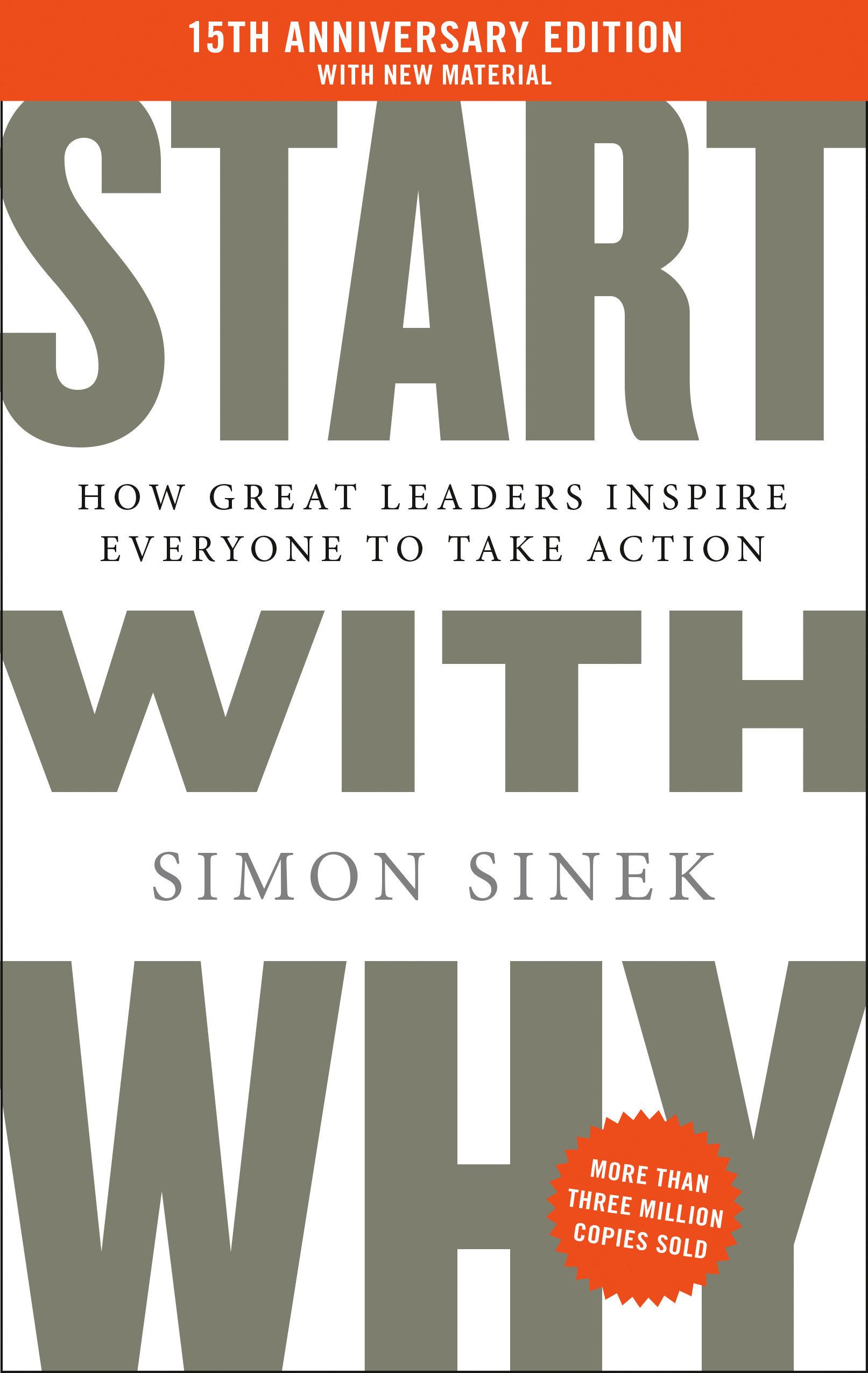Vorderes Coverbild Start with Why 15th Anniversary Edition