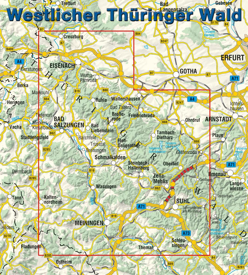 Rückseitencover Westlicher Thüringer Wald