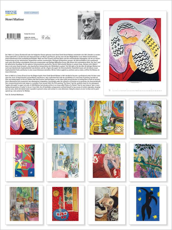 Beispielinhalt (Bild) Matisse 2026