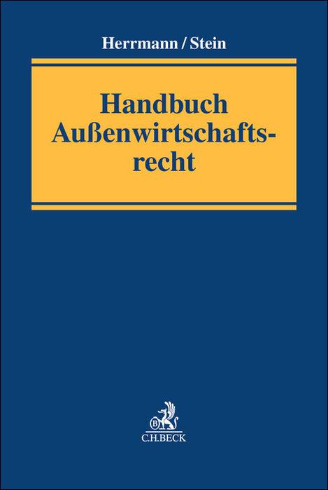 Vorderes Coverbild Handbuch Außenwirtschaftsrecht