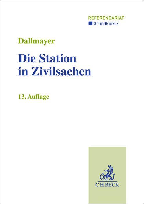 Vorderes Coverbild Die Station in Zivilsachen