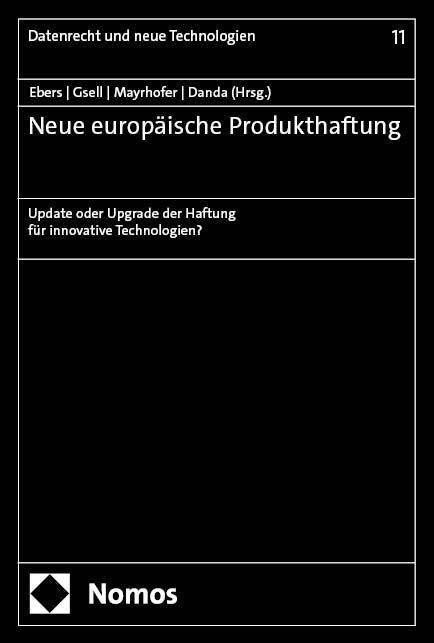 Vorderes Coverbild Neue europäische Produkthaftung