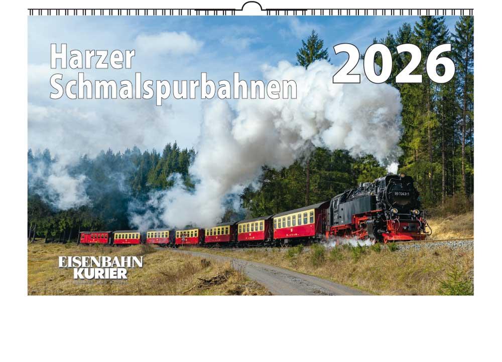 Vorderes Coverbild Harzer Schmalspurbahnen 2026