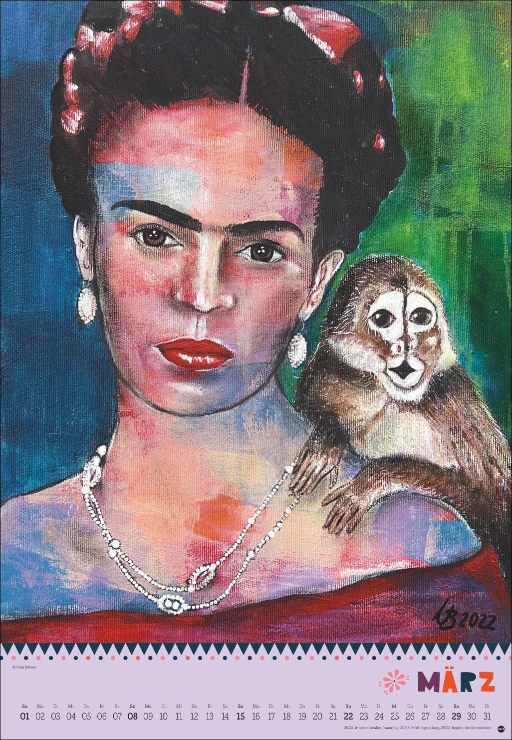 Beispielinhalt (Bild) Frida Posterkalender 2026