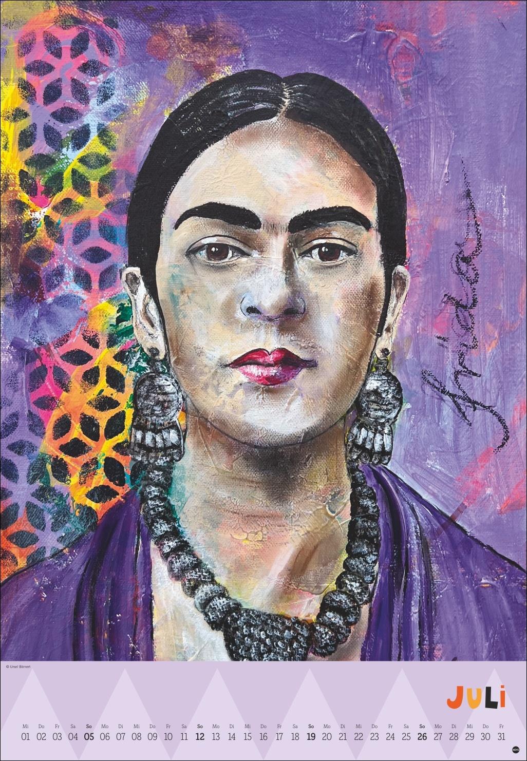 Beispielinhalt (Bild) Frida Posterkalender 2026