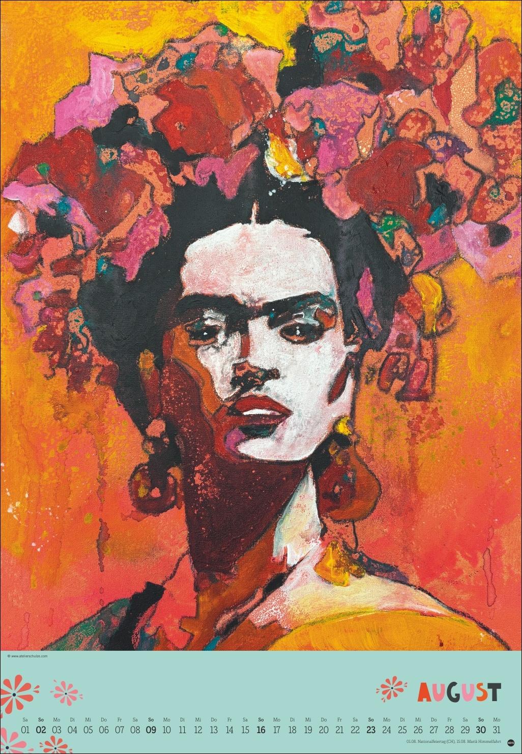 Beispielinhalt (Bild) Frida Posterkalender 2026