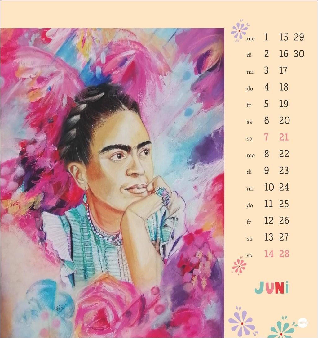 Beispielinhalt (Bild) Frida Postkartenkalender 2026