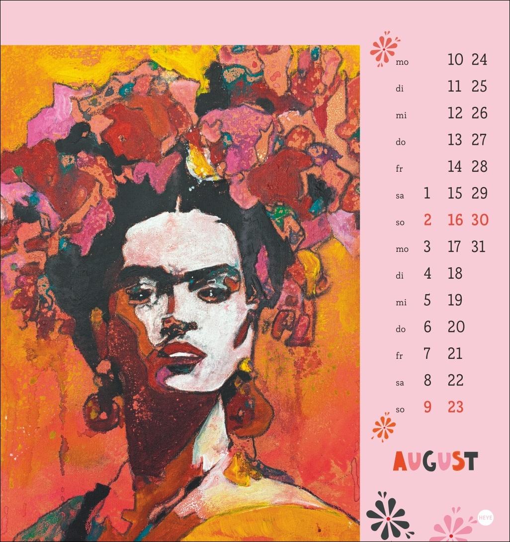 Beispielinhalt (Bild) Frida Postkartenkalender 2026