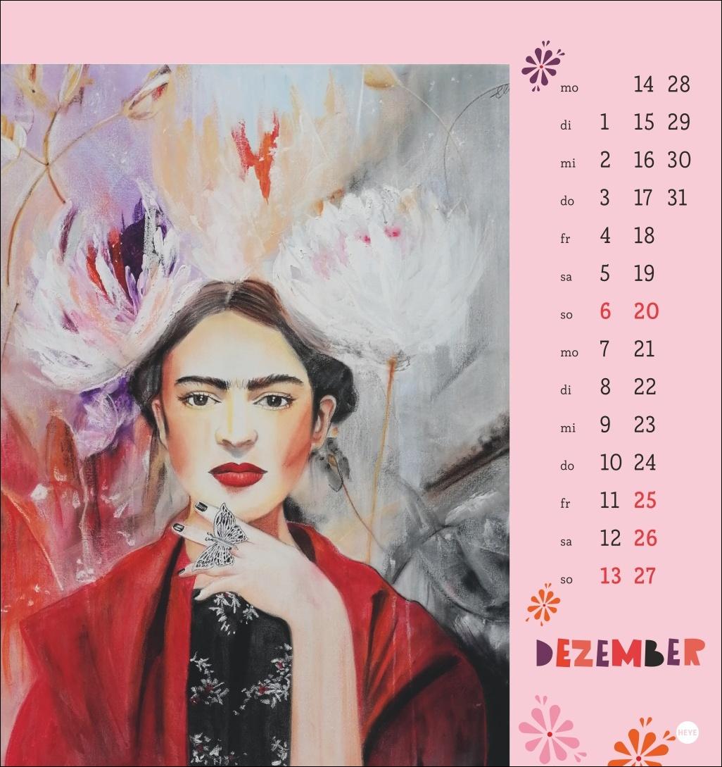 Beispielinhalt (Bild) Frida Postkartenkalender 2026