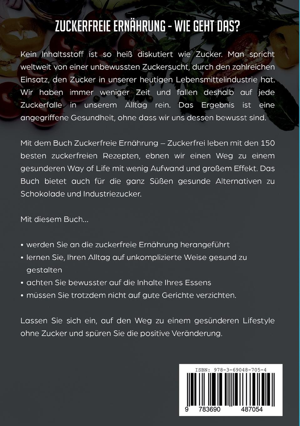 Rückseitencover Zuckerfreie Ernährung