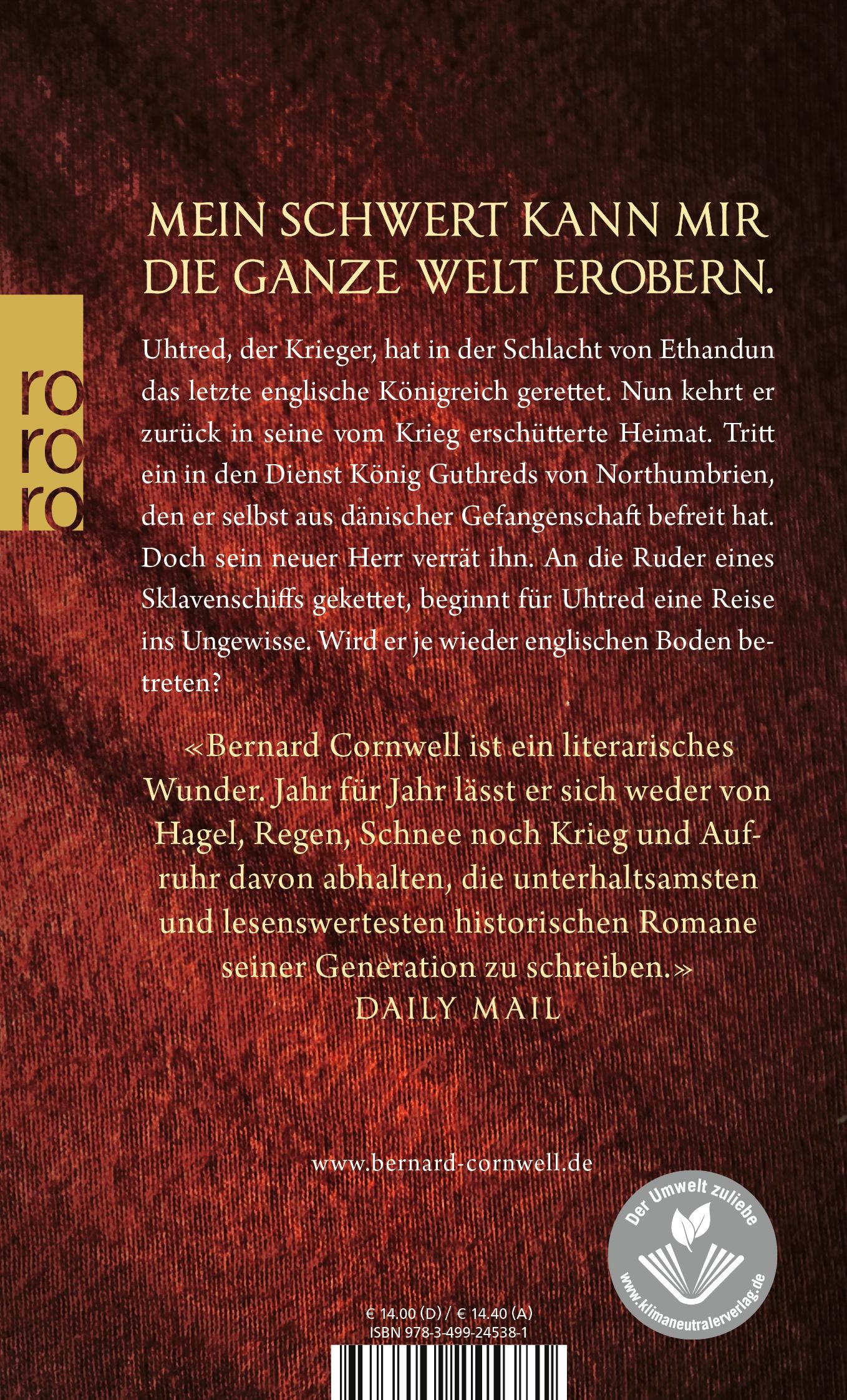 Rückseitencover Die Herren des Nordens. Uhtred 03