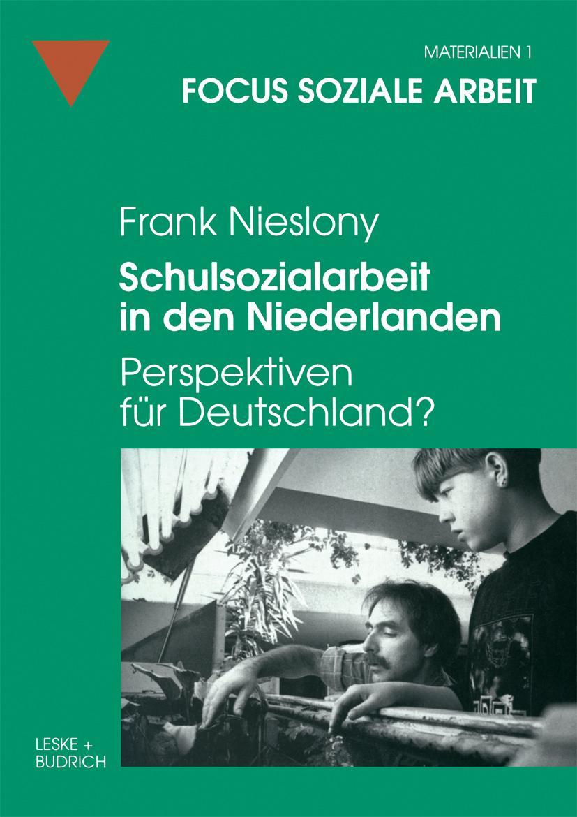 Vorderes Coverbild Schulsozialarbeit in den Niederlanden