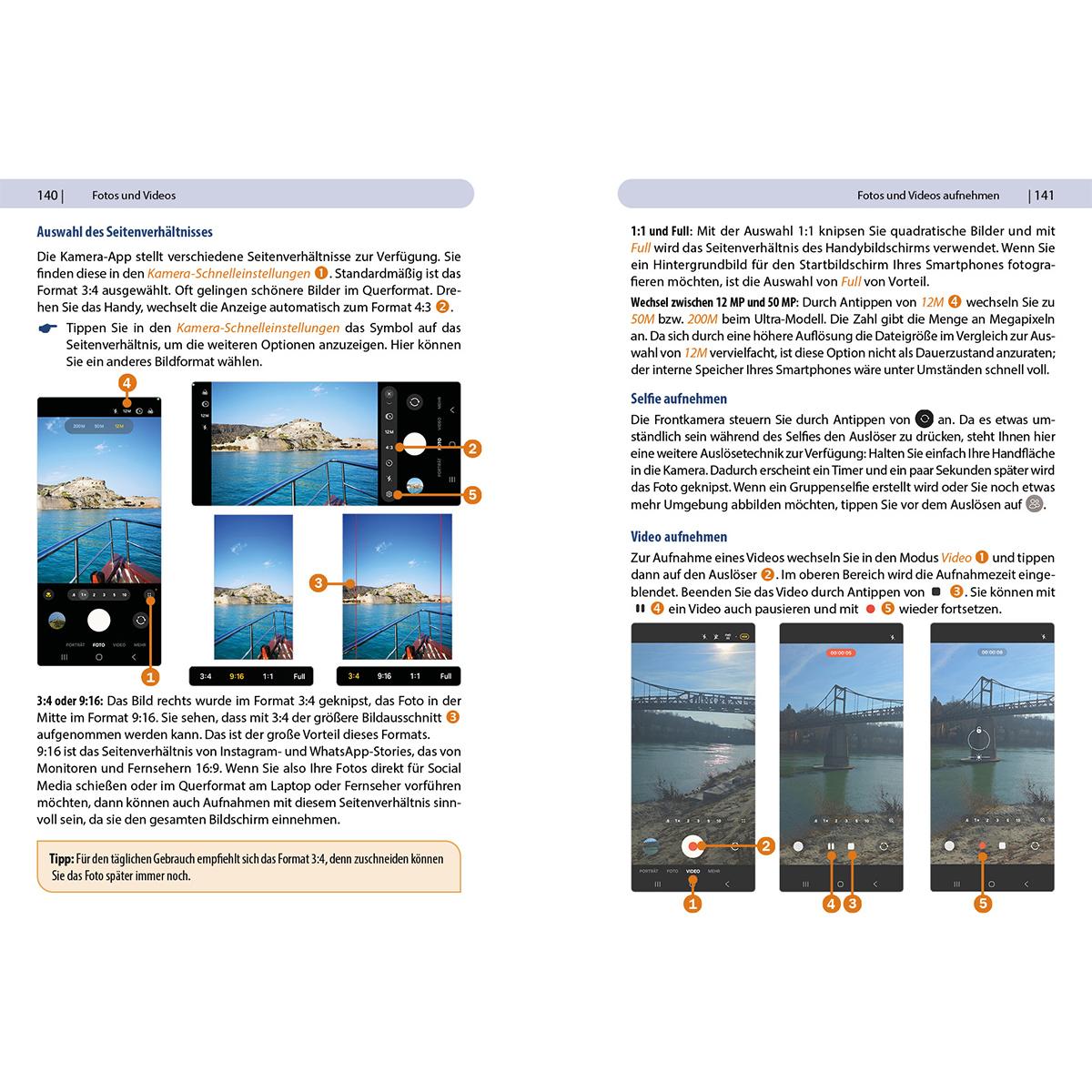 Beispielinhalt (Bild) Samsung Galaxy S25 - alle Modelle - Für Einsteiger ohne Vorkenntnisse