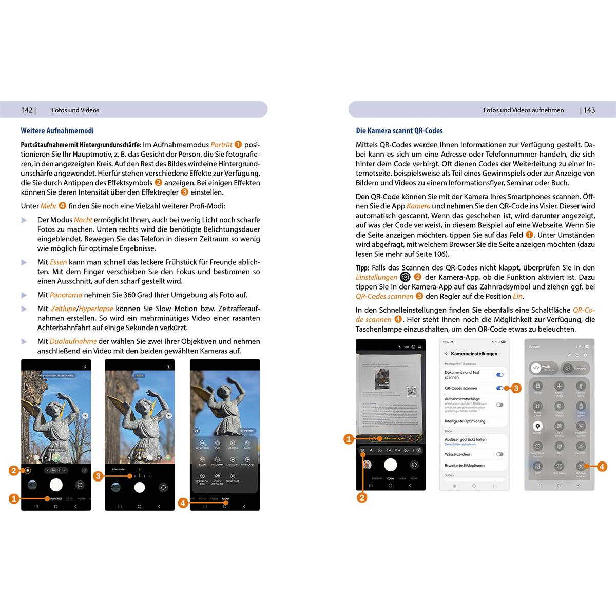 Beispielinhalt (Bild) Samsung Galaxy S25 - alle Modelle - Für Einsteiger ohne Vorkenntnisse