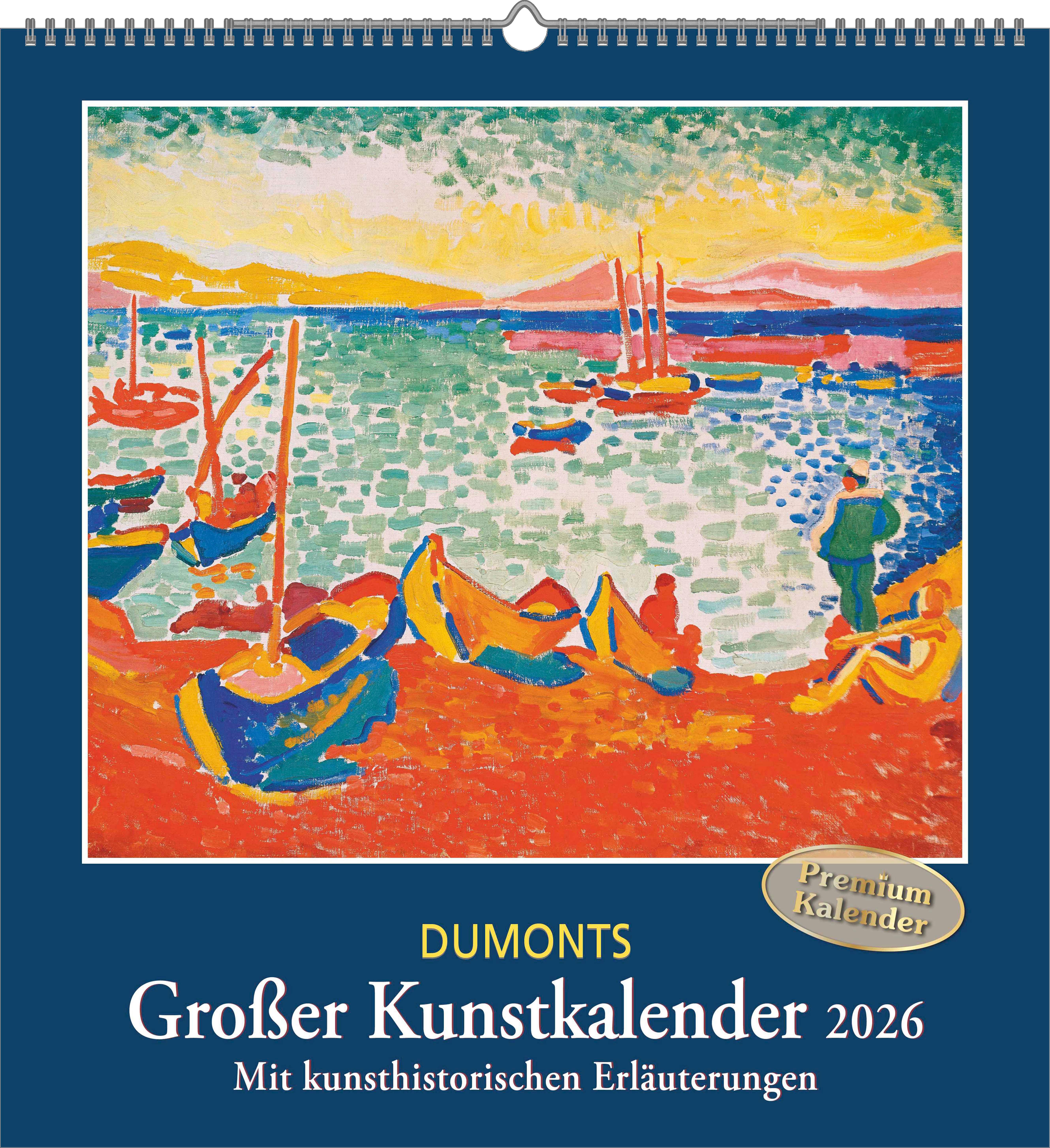 Vorderes Coverbild DUMONTS Großer Kunstkalender 2026 - Klassische Moderne, Impressionisten, Expressionisten - Wandkalender Format 45 x 48 cm