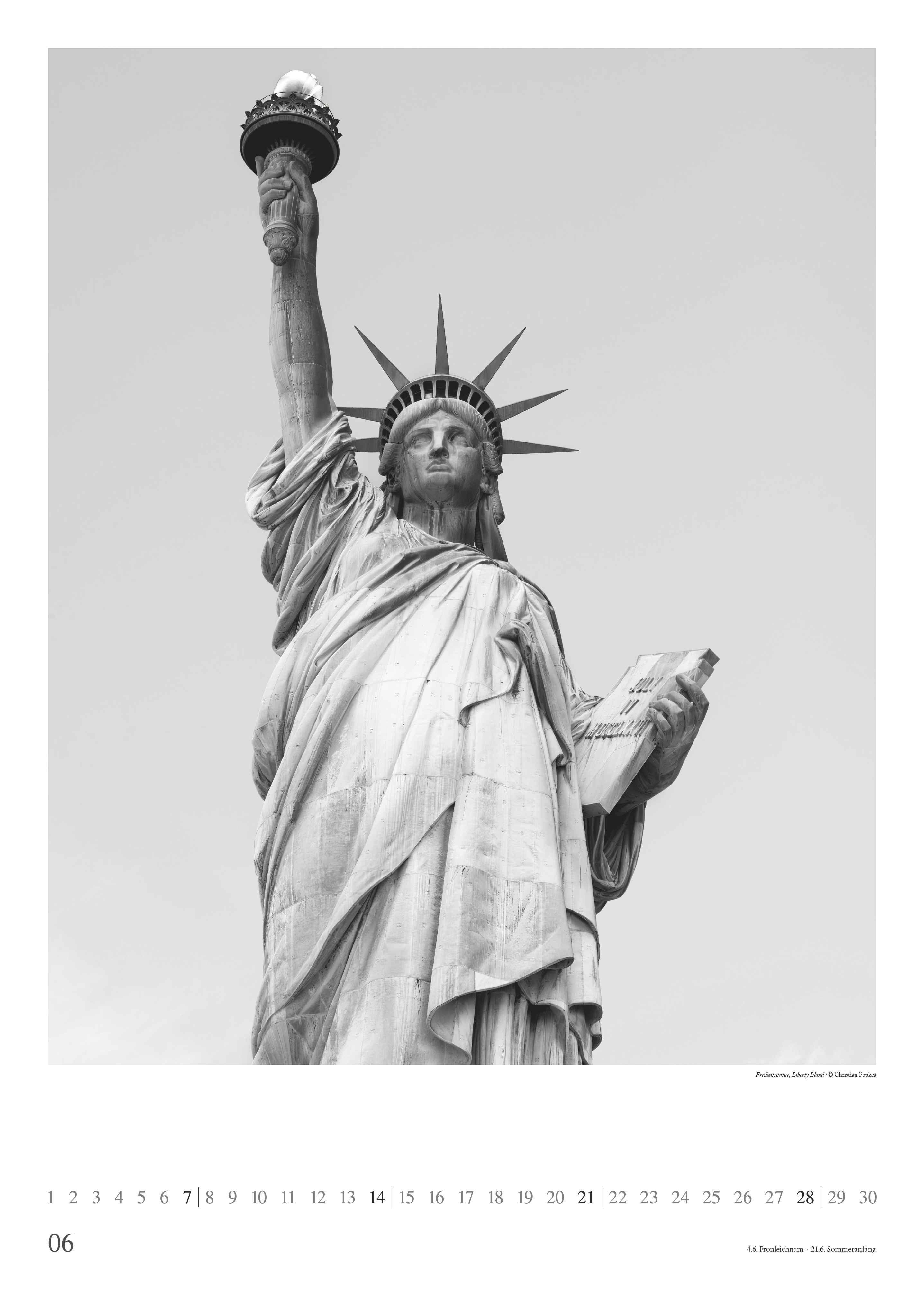 Beispielinhalt (Bild) New York 2026 - Foto-Kalender - Poster-Kalender - 50x70 - Stadt - City