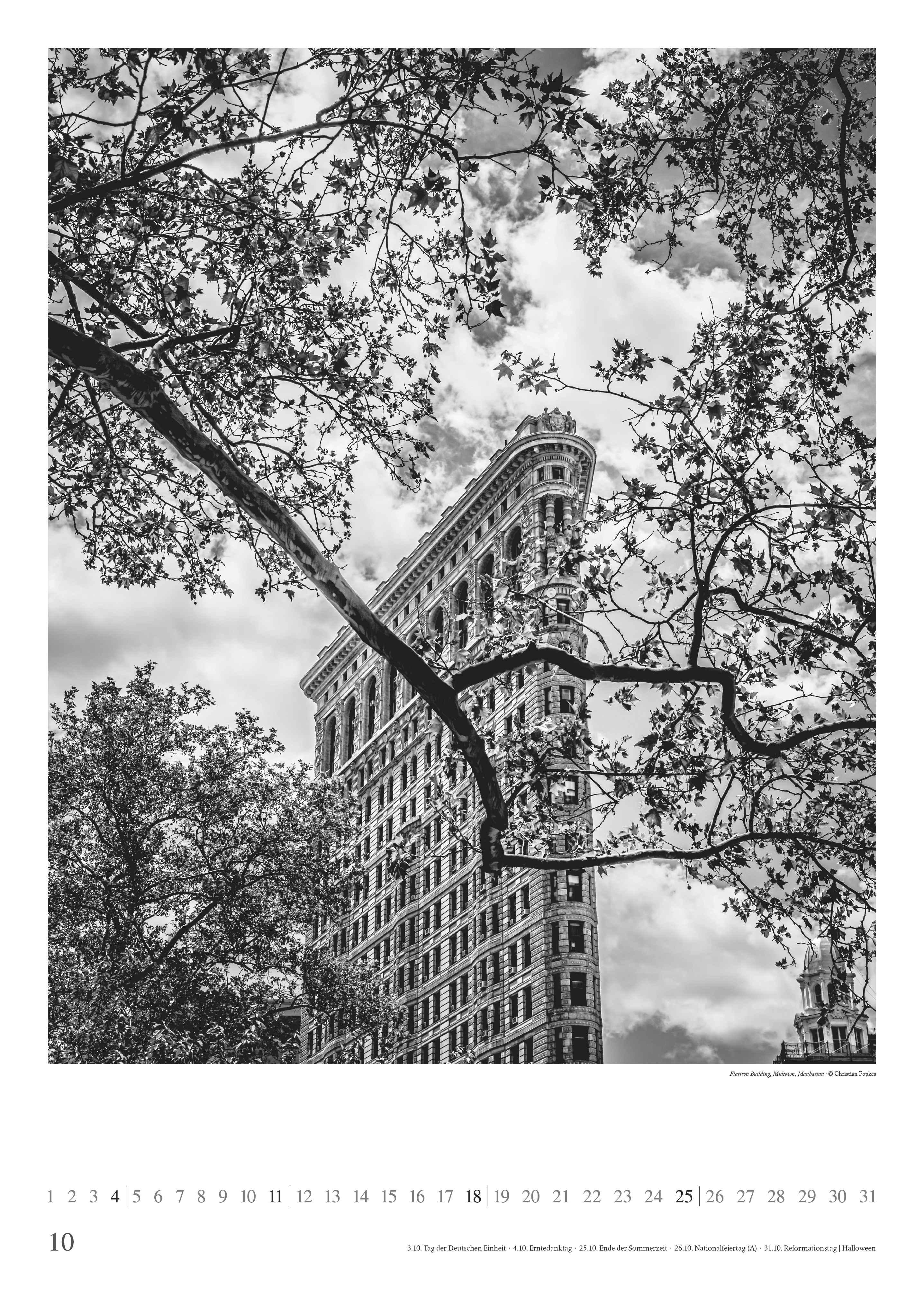 Beispielinhalt (Bild) New York 2026 - Foto-Kalender - Poster-Kalender - 50x70 - Stadt - City