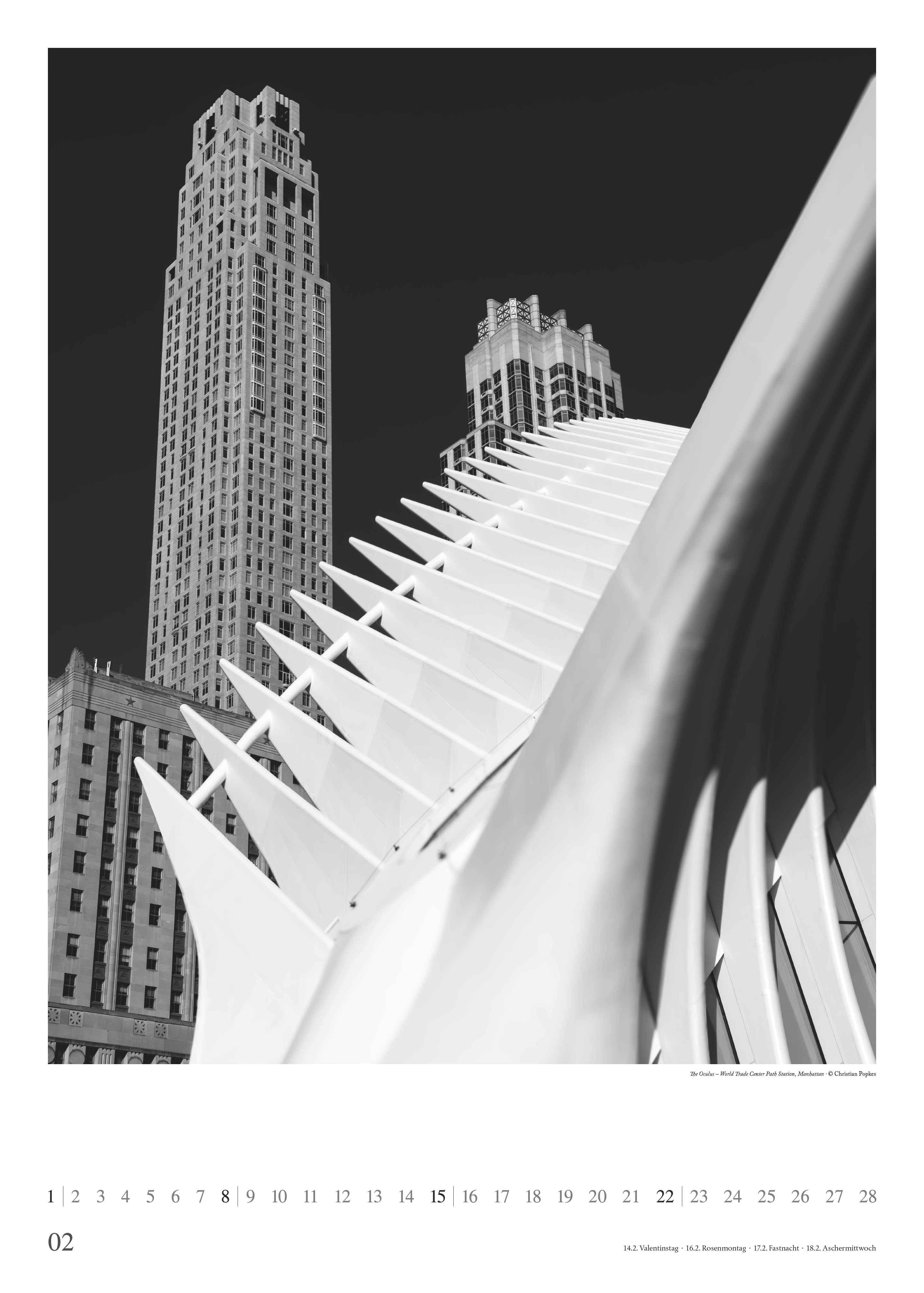 Beispielinhalt (Bild) New York 2026 - Foto-Kalender - Poster-Kalender - 50x70 - Stadt - City