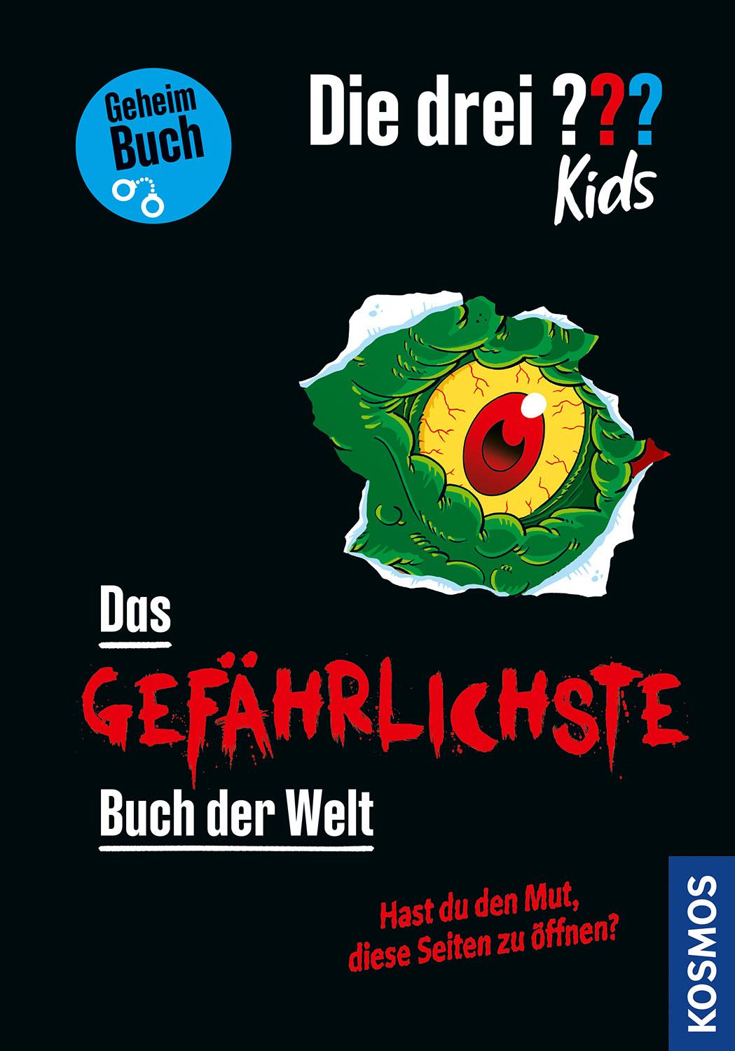 Vorderes Coverbild Die drei ??? Kids, Das gefährlichste Buch der Welt