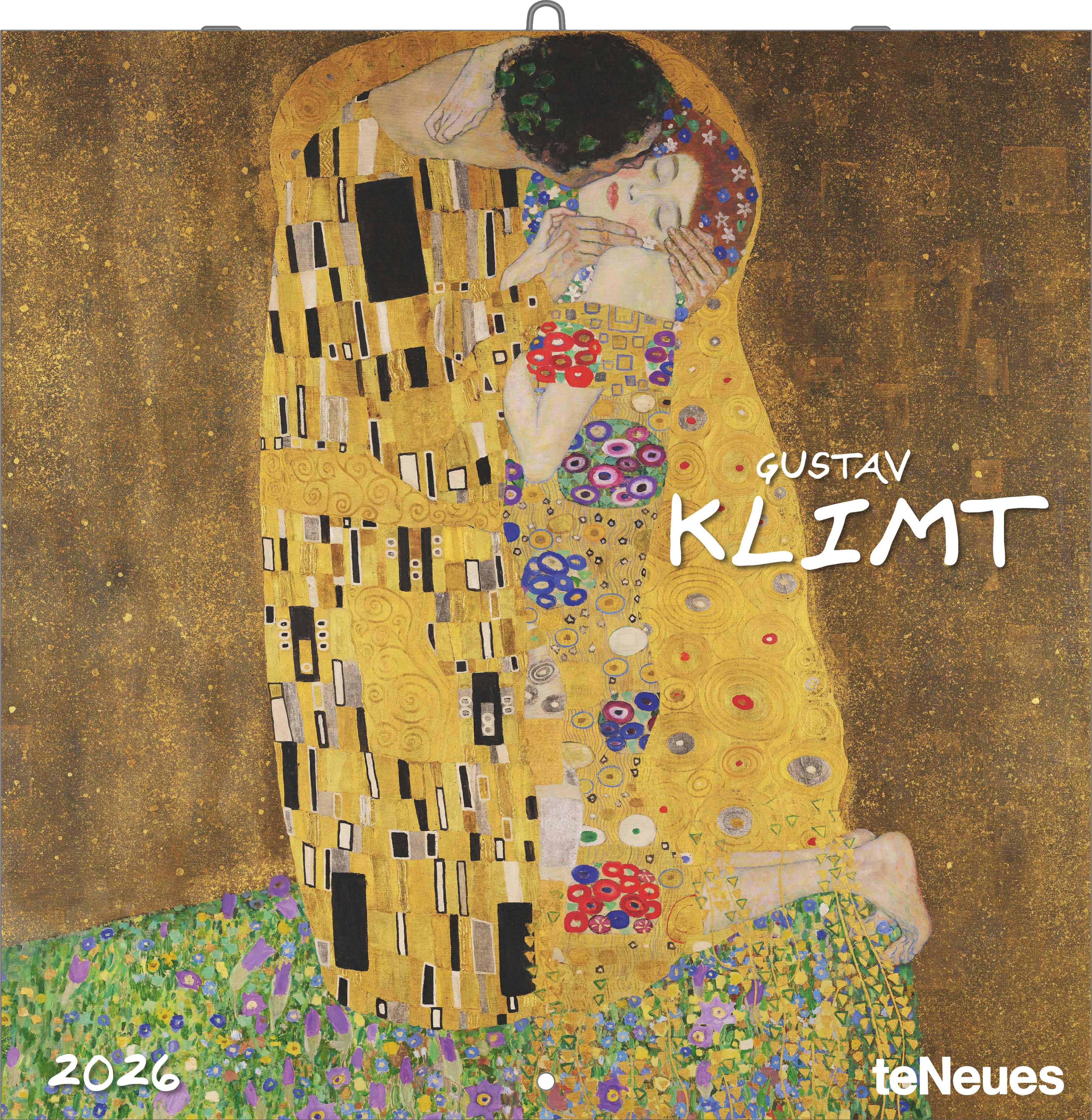 Vorderes Coverbild Gustav Klimt 2026 - Wand-Kalender - Broschüren-Kalender - 30x30 - 30x60 geöffnet - Kunst-Kalender