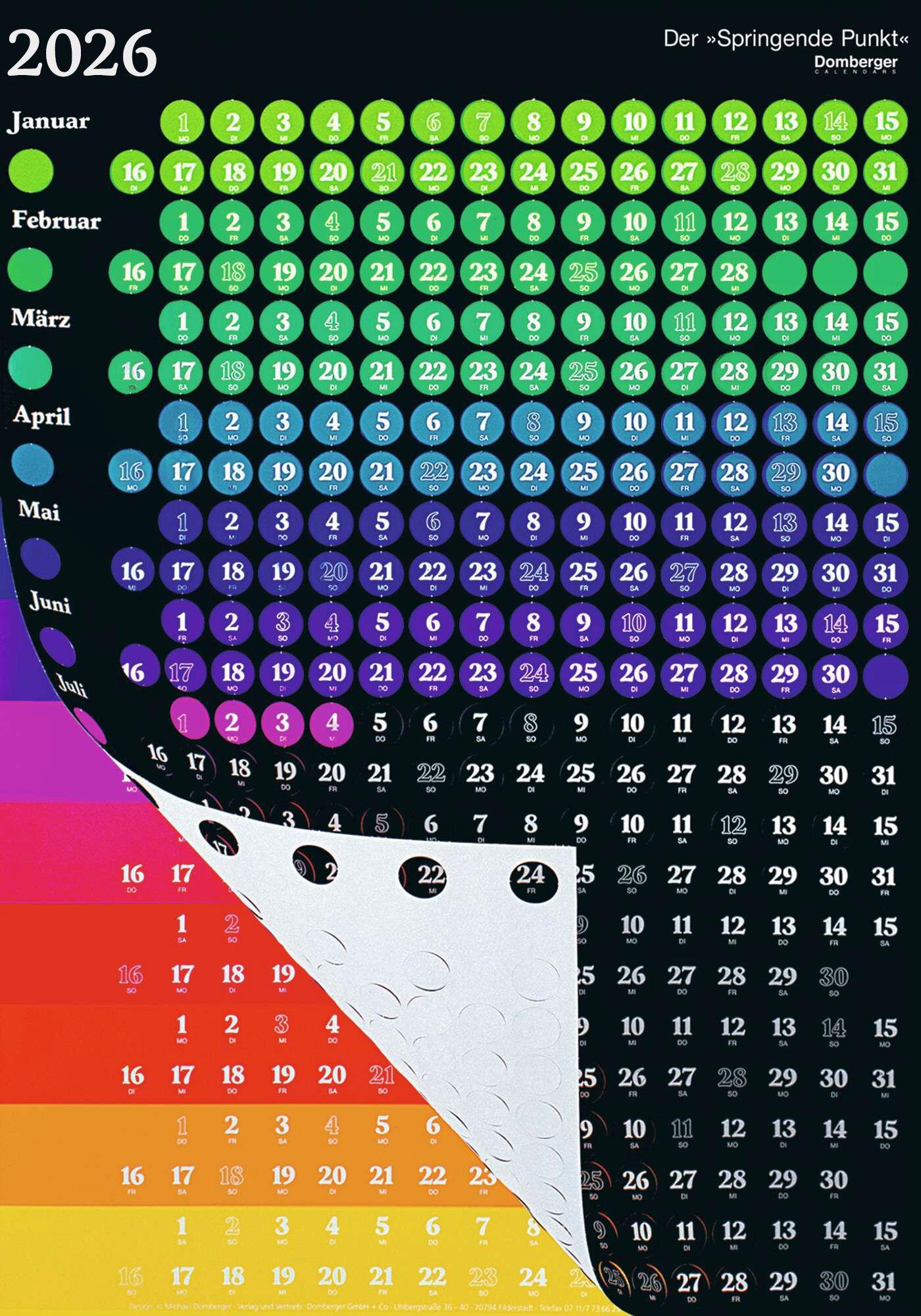 Vorderes Coverbild Der Springende Punkt schwarz 2026 57,5x81